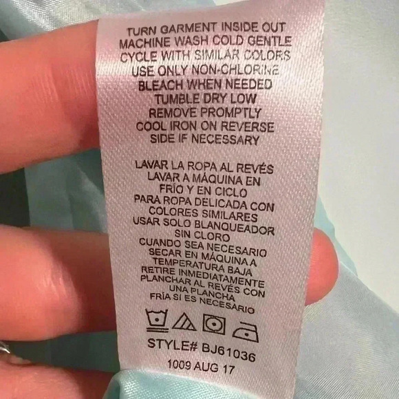 Betsey Johnson Girls Betsey Johnson Faux Leather Blue Jacket Nwt Sz 14 - Picture 8 of 10